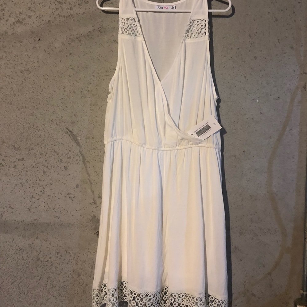 Just fab white dress